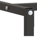  Okvir za radni stol mat crni i mat crveni 220x57x79 cm metalni | shoptok.hr