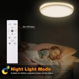 LEZOE 22cm LED stropna svetilka z daljincem | Shoptok.si