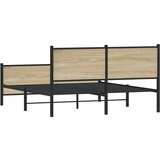 Metalni okvir kreveta s uzglavljem i podnožjem 137 x 190 cm | shoptok.hr