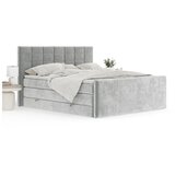 Maison de Rêve Svijetlo sivi boxspring krevet s prostorom za odlaganje 160x200 cm Ava – | shoptok.hr