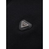 Ombre Men's polo shirt with zip neckline - black | shoptok.hr