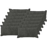  Jastuk s jastukom HOUTEN 12 kom. Antracit Mikrofibra Flis - Antracit 40 x 80 cm 12 | shoptok.hr