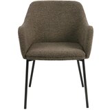 House Nordic Rjav oblazinjen jedilni stol z nasloni za roke Melilla – | Shoptok.si