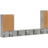  Namestitev na steno 6 pcs Betonsko siva - - Siva - 78.74 - 98 x 31 x 29,5 cm - 2025-vidaXL-Uvoz_2 | Shoptok.si