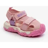 Big Star Girls' Velcro Sandals Pink