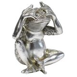  Figura Žaba srebrna 15cm LH-140 Cene
