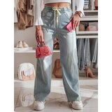 DStreet Spodnie damskie jeansowe wide leg STEREO niebieskie | Shoptok.si