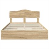  Krevet s od storage Sonoma hrast 140 x 190 cm Konstruirano drvo | shoptok.hr