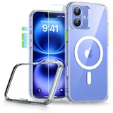 CLASSIC PRO SET HALOLOCK ZA MAGSAFE IPHONE 16 CLEAR CASE OVITEK, (21971262)