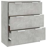 vidaXL Komoda betonsko siva 60x30x70 cm konstruiran les | Shoptok.si