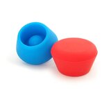 Pulltex Set silikonski zamašek za steklenico - vino in penino / 2 kos / več barv / silikon, (5000198842) | Shoptok.si