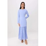 Trendyol Modest Ženska haljina Tctss26Eb00134, Plava Cene