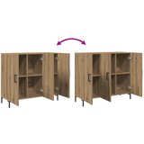  Komoda boja hrasta artisana 90 x 34 x 80 cm konstruirano drvo | Eponuda.ba
