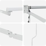  Električni sklopivi okvir tende Bijeli 3,5 x 2 m Aluminij | Eponuda.com