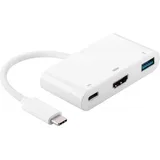 USB-C hub razdelilnik 1x USB-C, 1x USB-A 3.0, 1x HDMI, (5000117596)