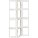 Furnova Paravan 3-delni bel trden les pavlovnije, (21929687) | Shoptok.si