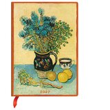 TEDENSKI PLANER 2027-12,5X18CM-MIDI HORIZ. S GUMICO VAN GOGH&APOS;S STILL LIFE PAPERBLANKS DE1928-3 Cene