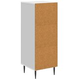  Strani šal Bela visok sijaj 33 x 34,5 x 89,5 cm Inženirski les, (5000217640) | Shoptok.si