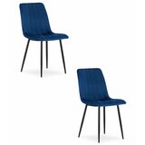 Brandless Stol LAVA - mornarsko moder žamet x 2, (22030737) | Shoptok.si