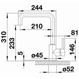 Blanco slavina MILI 523105 | Eponuda.com