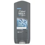 Dove Men+Care Clean Comfort gel za prhanje za moške 400 ml