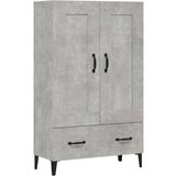 Maison Chic Komoda - Predalnik betonsko siva 70x31x115 cm konstruiran les, (21718354) Cene