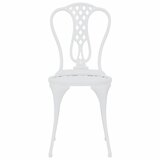  3-dijelni bistro set od lijevanog aluminija bijeli Bijela | shoptok.hr