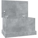 Kutija za pohranu boja betona 50 x 30 x 28 cm konstruirano drvo | shoptok.hr