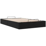 vidaXL Otomanski posteljni okvir brez vzmetnice črn 120x200 cm žamet | Shoptok.si