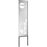  Privatnost u vrtu Rezbarija Srebrno 32 x 140 cm Pocinčani čelik | shoptok.hr