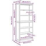  Set namještaja za pohranu s pohranom Smeđa Konstruirano drvo | shoptok.hr