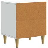  Noćni ormar 2 kom. Bijela 43 x 34,5 x 50 cm Konstruirano drvo | shoptok.hr