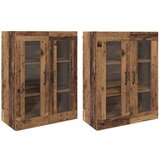  Ormarčići montirani na zid 2 pcs Staro drvo 69.5 x 34 x 90 cm | shoptok.hr