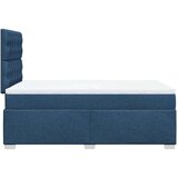  Krevet s oprugama i madracem plavi 120 x 190 cm od tkanine | shoptok.hr