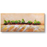 Slikana slika na platnu kruške 120x50 cm