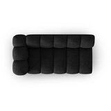 Micadoni Home črno-antracitno siv modul za sedežno garnituro (levi kot) lupine | Shoptok.si