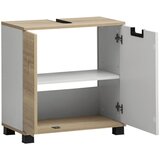 Stylife Omarica Za Pod Umivalnik Emmik, Bela, Barva Hrasta | Shoptok.si