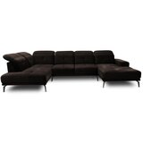 ELTAP Temno rjava kotna sedežna garnitura (levi kot/v obliki črke "U") Bretan – | Shoptok.si
