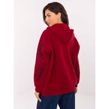 RELEVANCE Sweatshirt-RV-BL-A911.22-burgundy | Shoptok.si