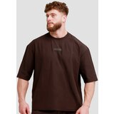 GymBeam muška oversized majica unstoppable brown
