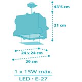 Dalber 63352 - Dečiji luster ROCKET 1xE27/15W/230V | Eponuda.com