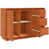  Kreveta Smeđi hrast 111 x 34 x 75 cm Čvrsto borovo drvo | shoptok.hr