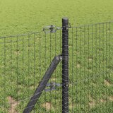  Zavarena žičana ograda za fiksaciju 50 x 0,4 m Siva Mreža | shoptok.hr