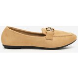 Resti Eco-suede beige moccasins Brussi - Footwear | Shoptok.si
