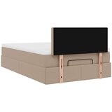  Okvir kreveta s madracem cappuccina 120x200cm umjetna koža | shoptok.hr