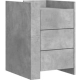 Maison Chic Nočna omarica - Nočna miza betonsko siva 45x50x65 cm inženirski les, (21687757) Cene