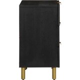  Noćni ormarić crni 50x33x62 cm od konstruiranog drva | shoptok.hr