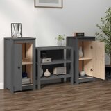  Komode 2 kom sive 39x35x80 cm od masivne borovine | Eponuda.ba