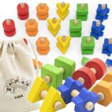 Viga drveni set matica i vijaka, 20 parova | shoptok.hr