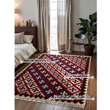 Hanse Home Rdeča obojestranska ročno tkana volnena preproga 200x290 cm Kamal Rami – Nouristan | Shoptok.si